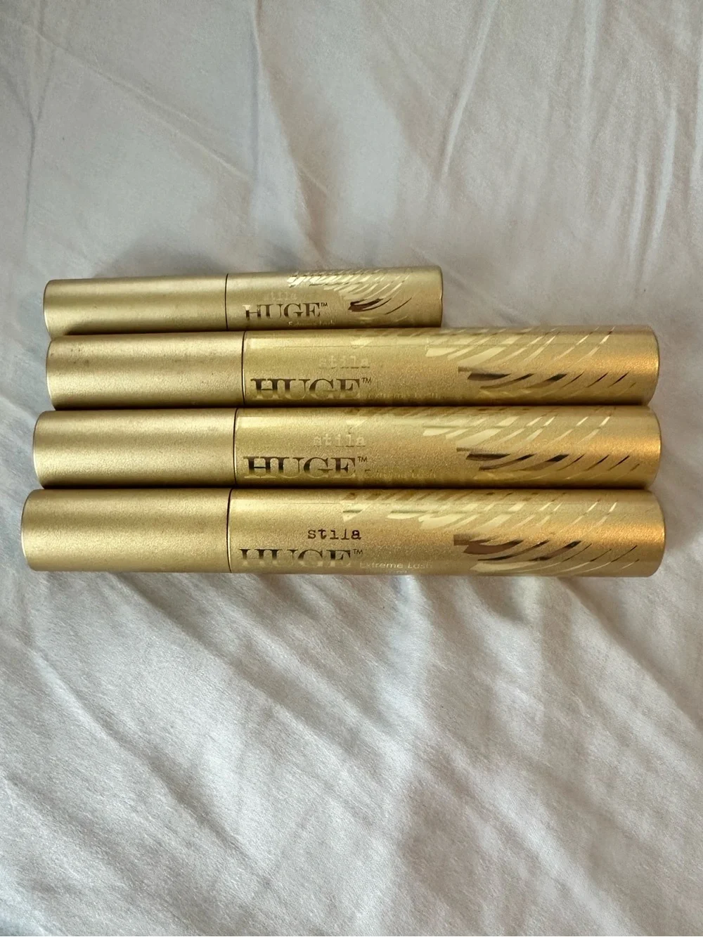 Stila Cosmetics Huge Extreme Lash Mascara 3 Full Size 1 Travel Size NEVER OPENED